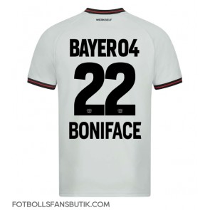 Bayer Leverkusen Victor Boniface #22 Replika Bortatröja 2023-24 Kortärmad